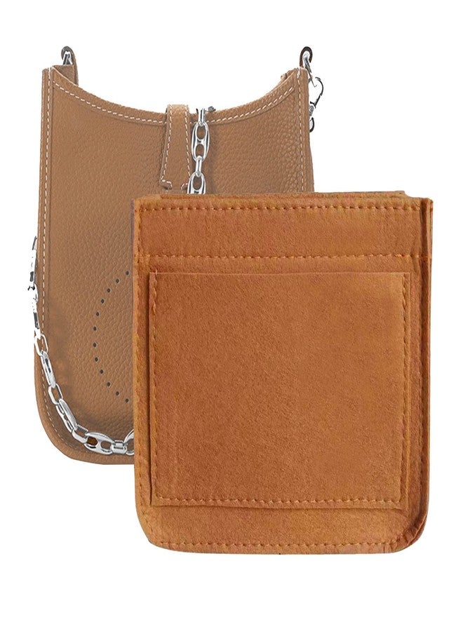 Lckaey Felt Organizer-for Hermes Evelyne III tpm pm gm Bag Insert Mini 16 29 33 Bag Purse Organizer Y003 brown-M - Image 1